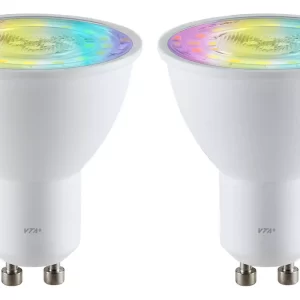 Kit X 2 Bombillos Led Gu10 Rgb Vta+ Smart Home